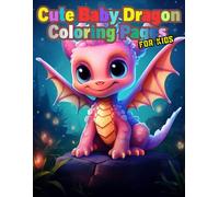 Cute Baby Dragon Coloring Pages for kids