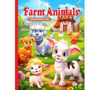Cute Baby Farm Animals Coloring Book for Kids Ages 4-8: Fun and Easy Coloring Pages with Adorable Baby Farm Animals for Preschool and Kindergarten