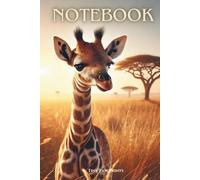 Cute Baby Giraffe Notebook - Adorable idea for Kids who Love Animals: Fun and Creative - Perfect for Writing, Drawing, and School Notes!