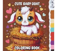 Cute Baby Goat Coloring Book