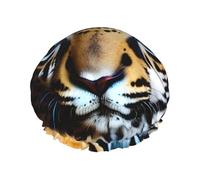Cute Baby Jaguar 1 - Funda de baño para mujer, reutilizable, doble capa impermeable, gorro de ducha para mujeres y mujeres