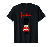 Cute Baby London Royal Guard Illustration Cartoon Graphic Camiseta gráfica económica
