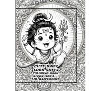 CUTE BABY LORD SHIVA COLORING BOOK.