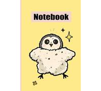 Cute Baby Owl Notebook 6 x 9 Inches | 100 Pages | Adorable Animal Journal for Notes, School & Daily Writing