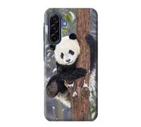 Cute Baby Panda Snow Painting Funda Carcasa Case para Samsung Galaxy A17