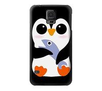 Cute Baby Penguin Funda Carcasa Case para Samsung Galaxy S5