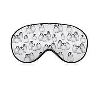 Cute Baby Penguins Winter Animals Sleep Eye Mask Cute Blindfold Eye Covers Eyeshade para Mujeres Hombres Regalos