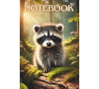 Cute Baby Raccoon Notebook - Adorable idea for Kids who Love Animals: Fun and Creative - Perfect for Writing, Drawing, and School Notes!