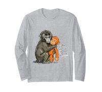 Cute Baby Viral Monkey Team Punch Estoy Bien Manga Larga