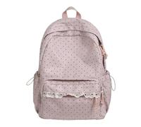 Cute Backpack Outdoor Camping Student College Backpack, Black, Consulte la | College School Bag for Women Girls Ladies Wives Daily Commute Summer Camp Travel Vacation Library Picnic Camping
