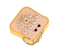 Cute Bag Charm, Glowing Fidget Toy, 2.44x2.44x0.91 Inches Calming Design and Interactive Sensory Fun, Stress Decoration for Birthday , Home, Backpack