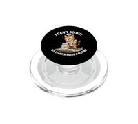 Cute Baker Cat Sourdough Starter Necesita un diseño de alimentación PopSockets PopGrip para MagSafe