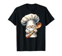 Cute Baker Dad GNOME Graphic with Chef Hat For Baking Mom Camiseta