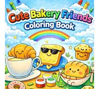 Cute Bakery Friends Coloring Book