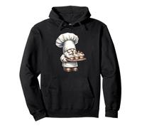 Cute Baking GNOME Muffin Graphic For Best Baker with Cupcake Sudadera con Capucha