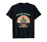 Cute Balcony Botanist Kawaii Cactus Plant Lover Camiseta