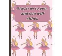 Cute Ballerina Composition Notebook: Pink Pattern Cottagecore Aesthetic Wide Ruled School Notebook for Writing and Diary | 8.5 x 11" Inches, 120 Pages ... for Teens Girls, Tweens, Kids & Teenagers