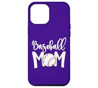Cute Baseball Mom White Print Softball Mom Mother's Day Carcasa para iPhone 12 Pro MAX