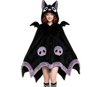 Cute Bat Blanket Hoodie, Soft Hooded Bat Cape for Women, Oversized Warm Wearable Plush Bats Blankets for Halloween Cosplay