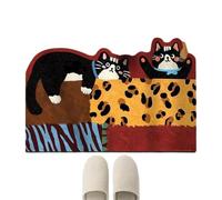 Cute Bathroom Rugs - Non Slip Diatomaceous Earth Shower Mat , Absorbent