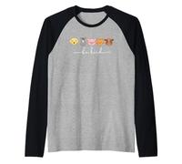 Cute Be Kind to Animals Cute Farm Friends Kindness Camiseta Manga Raglan