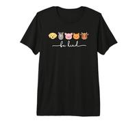 Cute Be Kind to Animals Cute Farm Friends Kindness Camiseta Premium