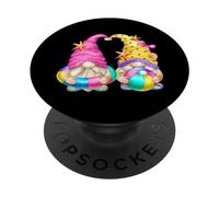Cute Beach Lover Gnomies with Flip Flops For Summer Vacation PopSockets PopGrip Adhesivo