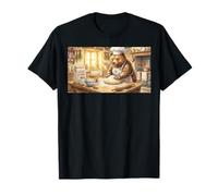 Cute Bear Bakery T-Shirt Cottagecore Aesthetic Vintage Style Camiseta