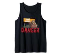 Cute Bear Gifts - Danger I Am A Hugger - Bears Hug Gift Camiseta sin Mangas