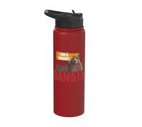 Cute Bear Gifts - Danger I Am A Hugger - Bears Hug Gift Stainless Steel Insulated Water Bottle