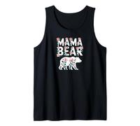 Cute Bear Grizzly Bears Flower Wild Camiseta sin Mangas
