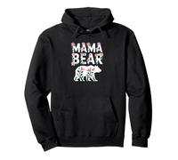 Cute Bear Grizzly Bears Flower Wild Sudadera con Capucha