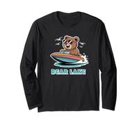 Cute Bear Lake Utah and Idaho for Adults and Kids Manga Larga