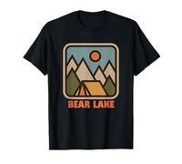 Cute Bear Lake Utah Nature Backpacking Vacation Souvenir Camiseta