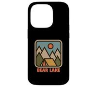 Cute Bear Lake Utah Nature Backpacking Vacation Souvenir Carcasa para iPhone 14 Pro