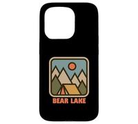 Cute Bear Lake Utah Nature Backpacking Vacation Souvenir Carcasa para iPhone 15 Pro