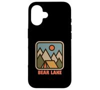 Cute Bear Lake Utah Nature Backpacking Vacation Souvenir Carcasa para iPhone 16