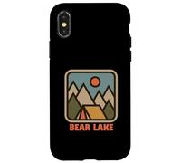 Cute Bear Lake Utah Nature Backpacking Vacation Souvenir Carcasa para iPhone X/XS