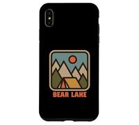 Cute Bear Lake Utah Nature Backpacking Vacation Souvenir Carcasa para iPhone XS Max
