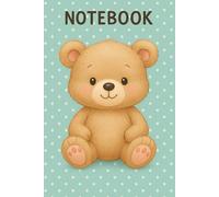 Cute Bear Notebook | 6x9” Grid Paper | 120 Pages | Sweet Teddy Bear Cover