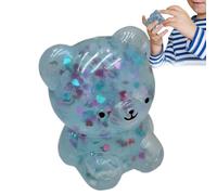 Cute Bear , Soft Squeeze Stress , 6cm Foam with Quick Rebound, Elastic Material Fidget , Sensory with Cartoon Design, Kids for Classroom Travel
