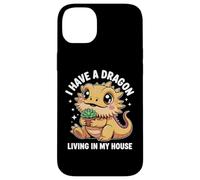 Cute Bearded Dragon Living in my House Design Carcasa para iPhone 14 Plus