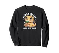 Cute Bearded Dragon Living in my House Design Sudadera