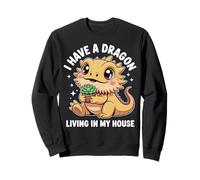 Cute Bearded Dragon Living in my House Sudadera