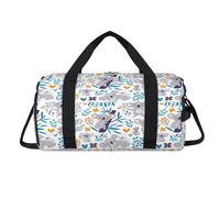 Cute Bears Koala - Bolsa deportiva de lona con compartimento para zapatos, diseño floral de koala, bolsa de fin de semana, viajes, gimnasio, organizador de equipaje para mujeres, hombres, niños y