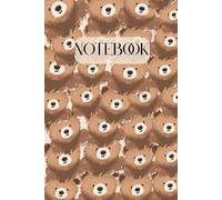 Cute Bears Notebook: 120 Lined Pages Brown Bear Journal for Kids