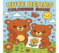 Cute Bears: simple & easy coloring book