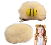 Cute Bee Hairpin, Adorable Honeybee Hair Clip, Exquisite Hair Accessory, Stylish Women’s Hairpiece (Lightweight & Elegant), for Casual Outing Business Travel