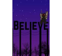 Cute Believe Cryptid Mothman Notebook | 6 x 9 Unique Interior Design | Stationary for Believers in the Unknown