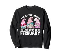 Cute Birthday Garden Gnomes For Mom Legend Born In February Sudadera